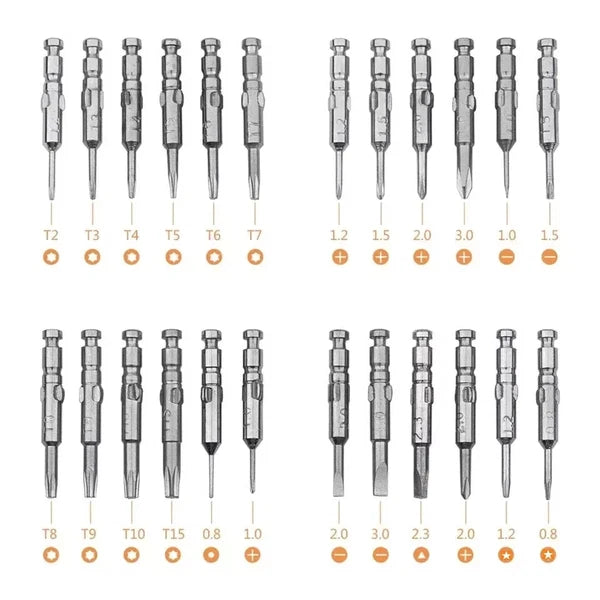 25 IN1 Small Mini Repair Precision Screwdriver Rivet Tool Set Cell Phone Repair