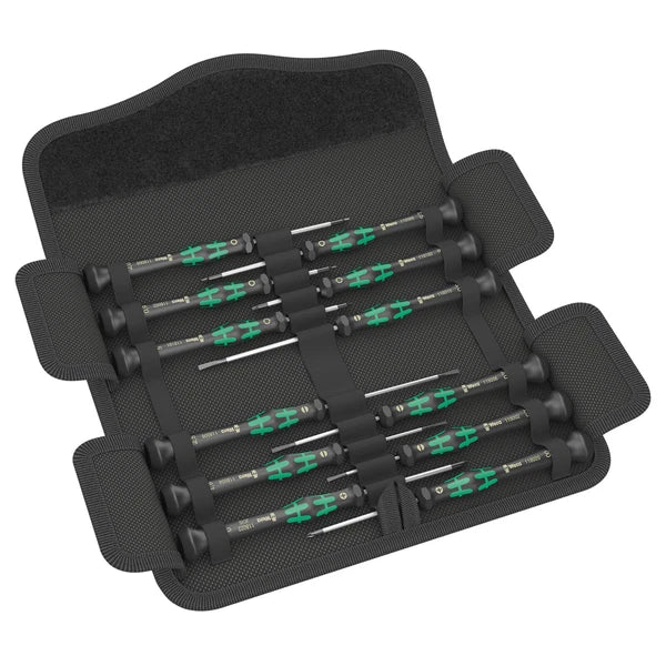Wera Precision Screwdriver Set 12pc Kraftform Micro 12 Universal 1 Phillips Torx