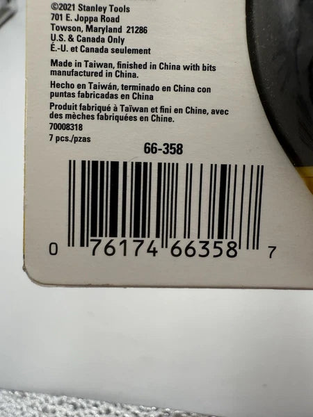 Stanley 66-358 Ratcheting Multi-Bit Stubby Screwdriver