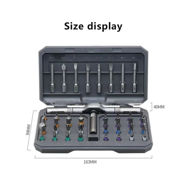 42 in 1 Magnetic Screwdriver Set Multi Bit Magneti DIY Ratchet Screwdriver Set