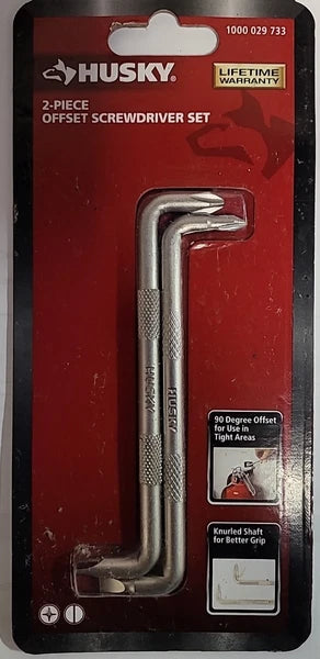 NEW!! HUSKY Husky Offset Screwdriver (2-Pack)