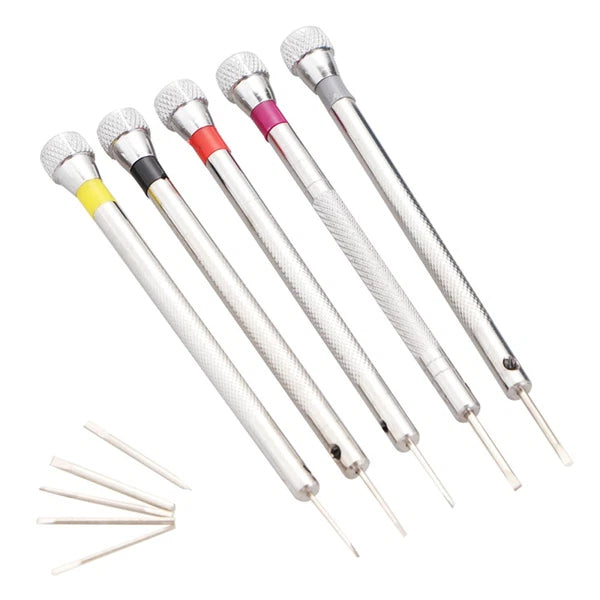 5 Pcs Small Screwdriver Set Watch Repair Tool Screws Sunglasses Kit