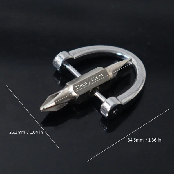 Reliable Keychain Screwdriver Set With Tip For Portability Easy Access Anywhere