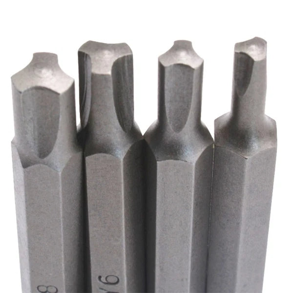 4 Pcs Magnetic Triangle Head Screwdriver Bits Chrome Vanadium Alloy Steel