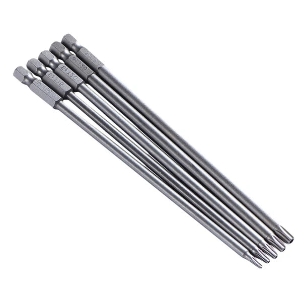5 Pcs Batch Tool Magnetic Bit for Screwdrivers Hexagon Set Star Bits
