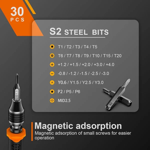 38Pcs Precision Screwdriver Set Repair Tool Kit for Computer, Eyeglasses, Watch