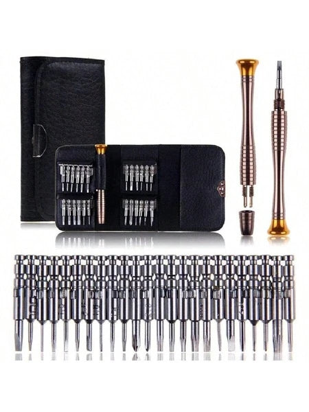 25X Screwdriver Repair Tool Set fr Phone Camera Watch PC Laptop Glasses
