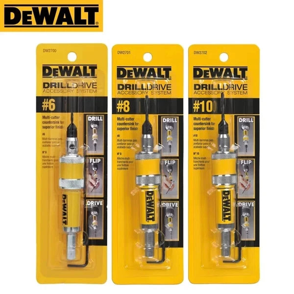 DEWALT DW2700 DW2701 DW2702 Flip Drive Drill Bit Set #6 #8 #10 2-in-1 drill bit