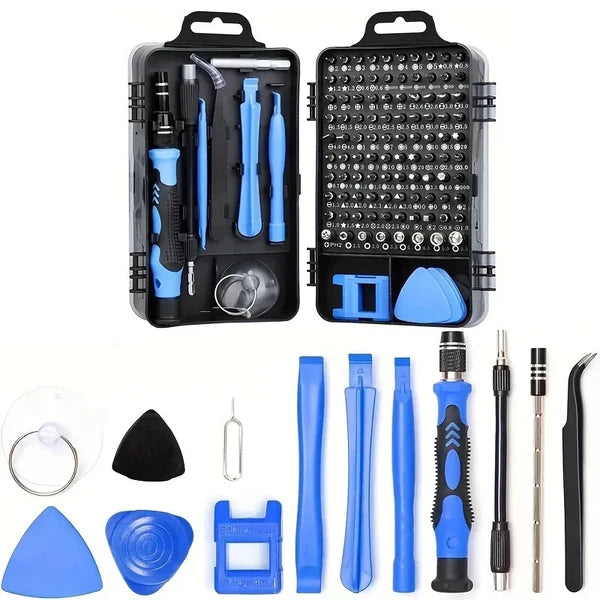 Car 1 Set Precision Screwdriver Set With 115 Magnetic Bits Electronics Tool Kit