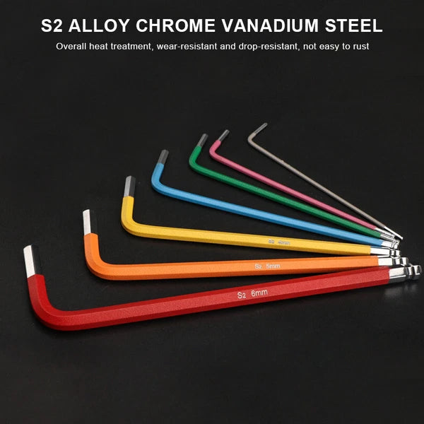 Bicycle Torque Wrench Set 15Pcs 1/4" 2-24Nm 1.5/2/2.5/3/4/5/6mm Portable Durable