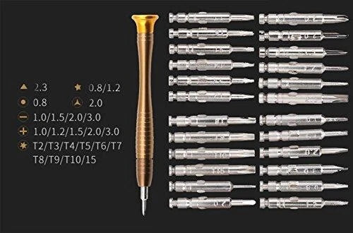 25 MULTI SMALL PRECISION TORX MINI SCREWDRIVER SET BITS LAPTOP REPAIR TOOL KIT G