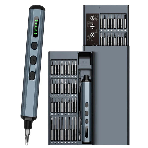 68-in-1 Electric Screwdriver Set with 64 Magnetic Bits 5 Torque Adjustable