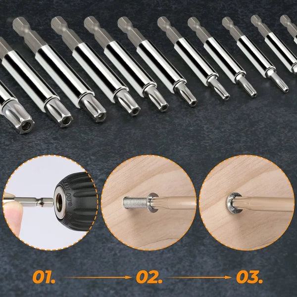 33 Tamper 25MM Proof Security Torq Hex Star Spanner Tri Wing Screwdriver Torx US