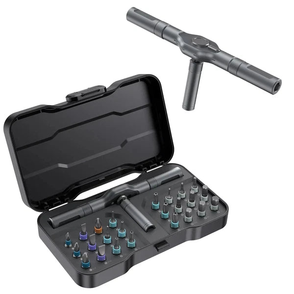 24in1 Multifunction Ratchet Screwdriver Set Multi Magnetic Bits Repair Tool Kit