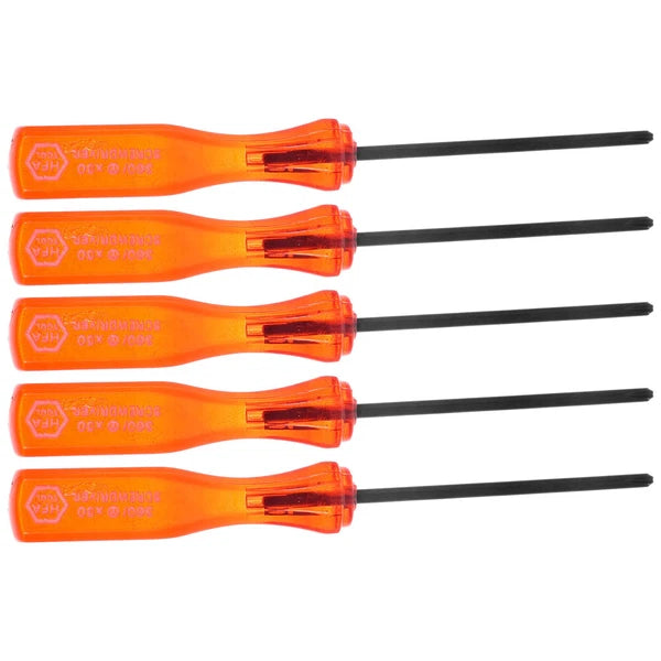 5 Pcs Tri Point Screw Driver Triangular Screwdrivers Small Triwing Set Boy