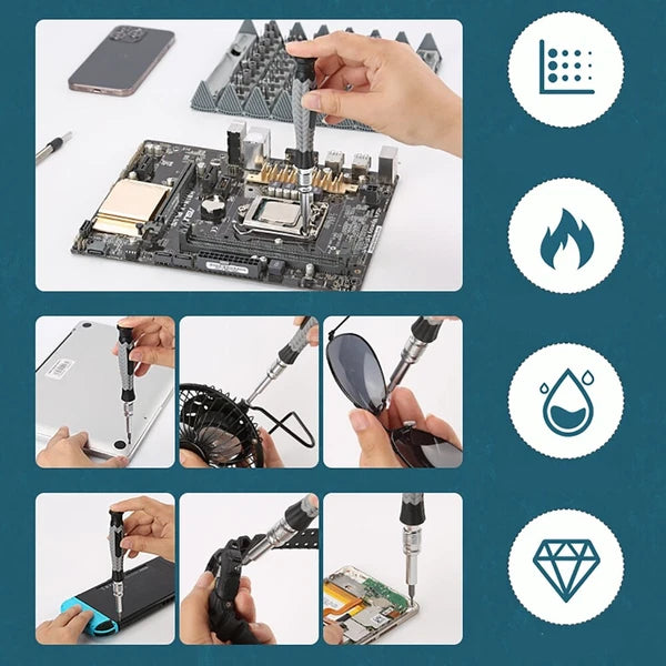 126Pcs Magnetic Precision Screwdriver Kit Set For Repair Phone Watch Computer