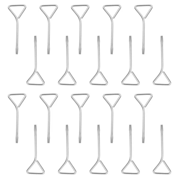 20Pcs Multipurpose Steel Screwdrivers Compact Slotted Screwdrivers for Home Use