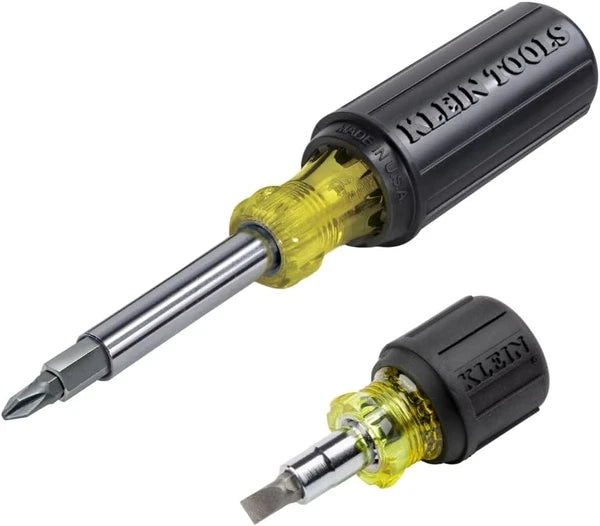 All-in-One 11-in-1 Screwdriver with 6-in-1 Stubby - Perfect for Home and Auto