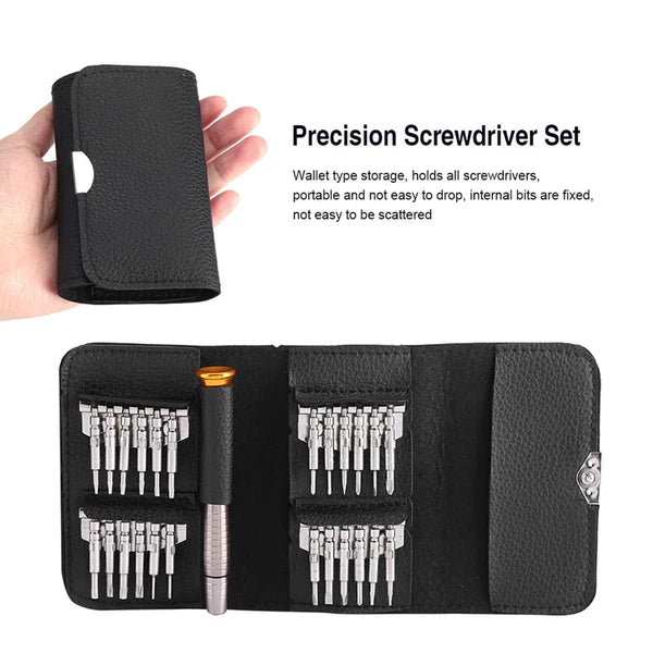 25 In 1 Small Mini Accuracy Screwdrivers Set Laptop Watch Jewelry Electronics