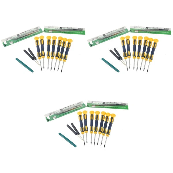 3pcs 12-in-1 Professional Precision Screwdriver Cellphone Repair Tools Set