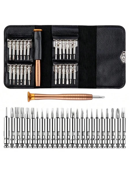 25X Screwdriver Repair Tool Set fr Phone Camera Watch PC Laptop Glasses