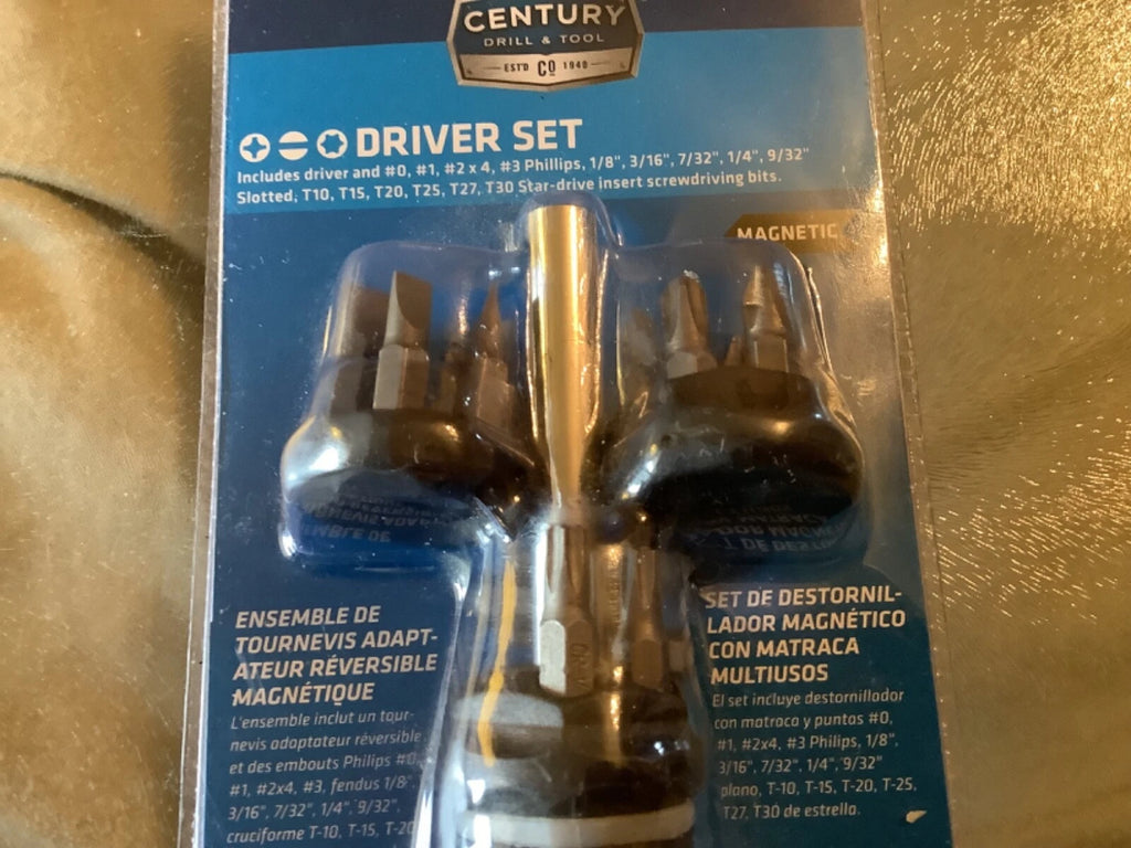 NEW CENTURY 72192 19 Pc. SET MAGNETIC DRIVER SET UPC: 081838721923