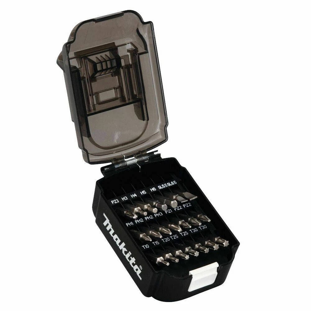 Makita B-68323 21 Piece Screw Bit Set In A Battery Shaped Case - NEW