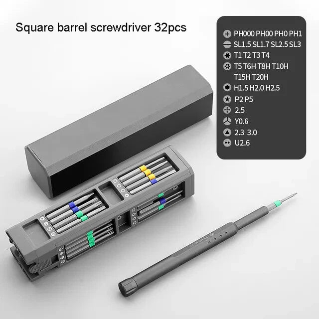Multifunction Screwdriver Set S2 Phillips Slotted Precision Bit Mobile tool