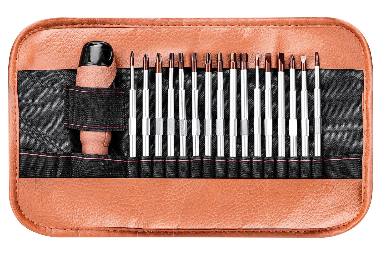 P.I.T. Screwdriver Set, 16-in-1 Impact Rated Screwdriver with Interchangeable...