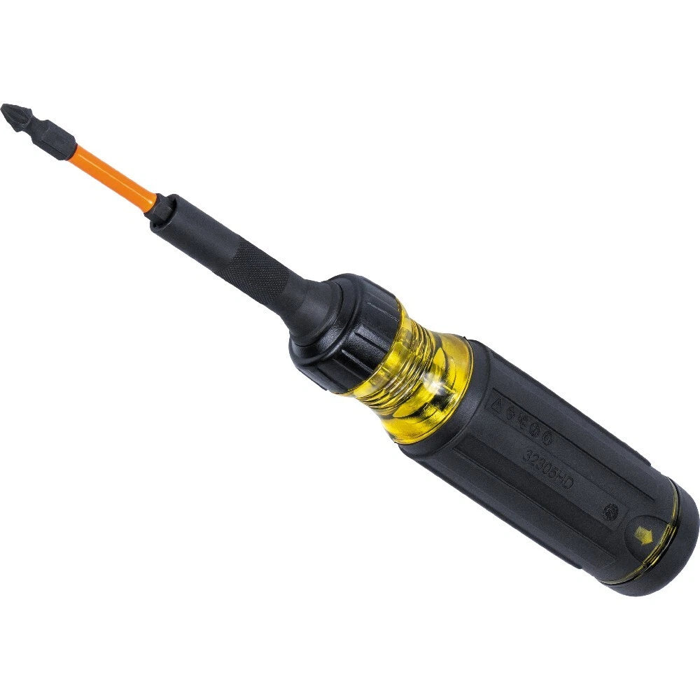 Klein Tools 32315HD 15-in-1 Ratchet Impact-Rated Multi-Bit Torsion Screwdriver