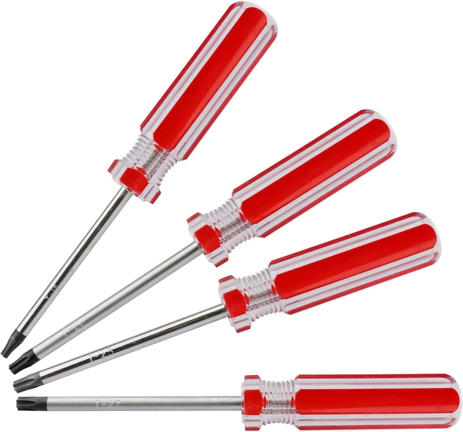 4-Piece Torx Screwdriver Set: Compact, Durable, with High Magnetic Strength Tips