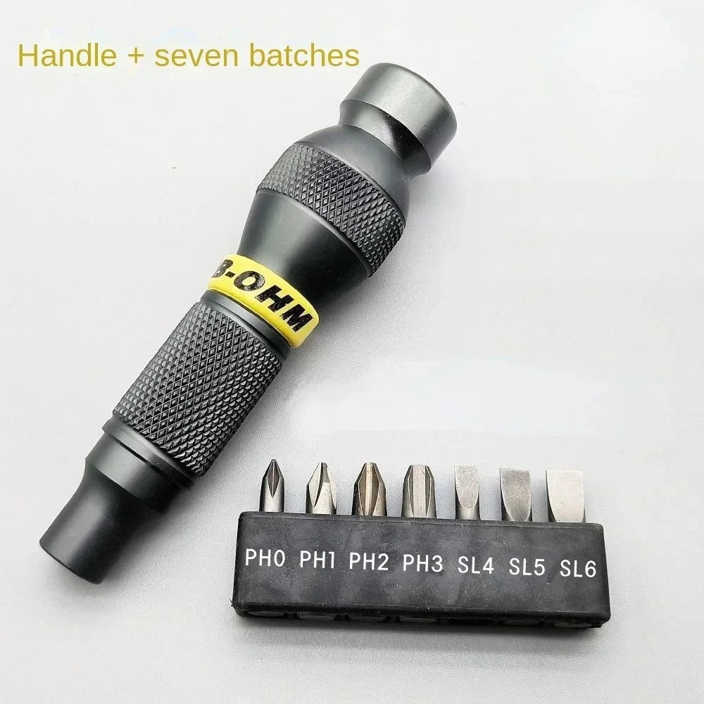Professional Precision Screwdrivers Edc Torque Precise Ratchet Aluminum Handle M