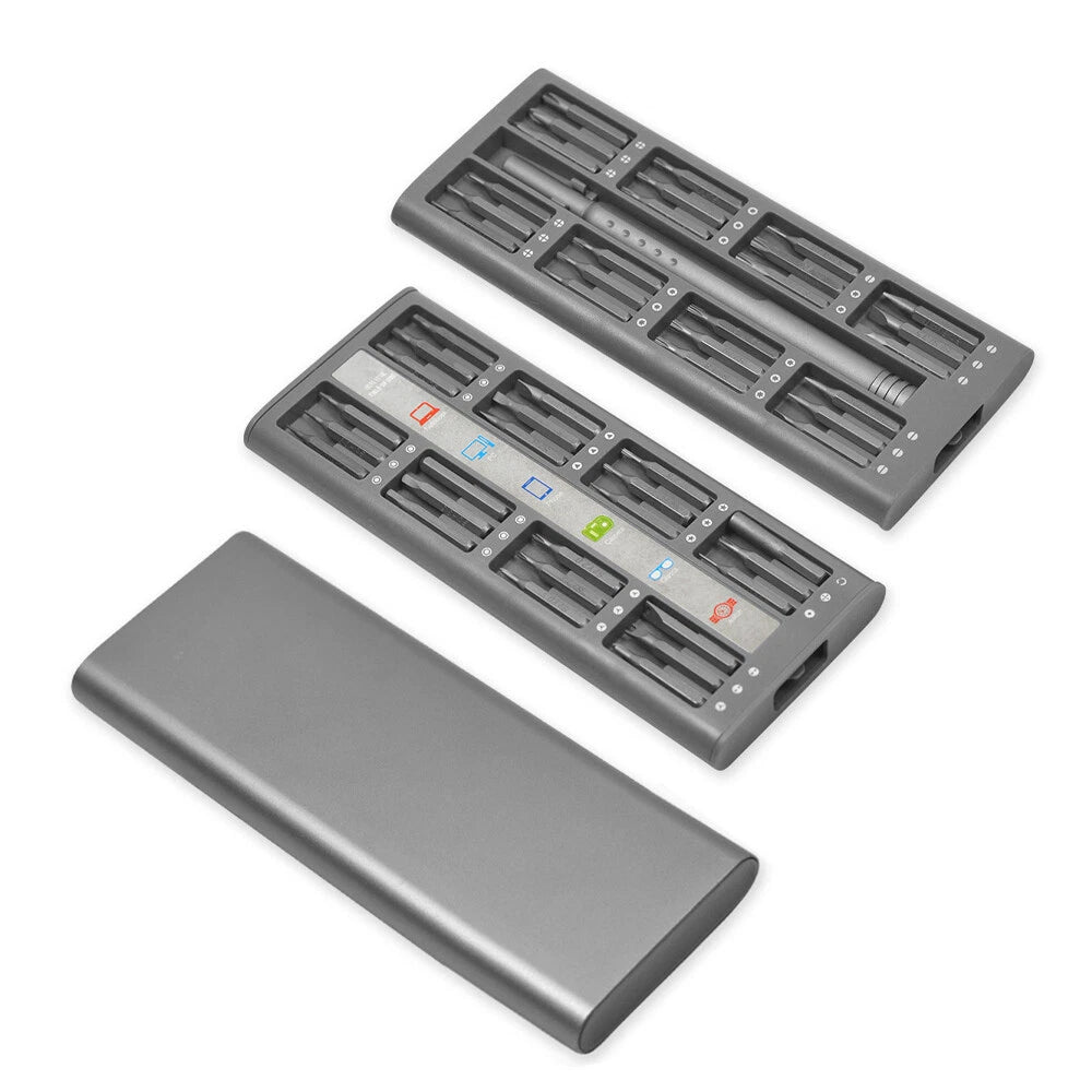48 IN 1 Magnetic Mini Precision Screwdriver Set with Aluminum Case for PC Phone