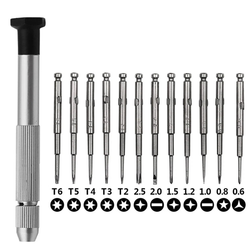 Screwdriver Set Tool Kit Electronics Repair Computer Tools Professional 13 in