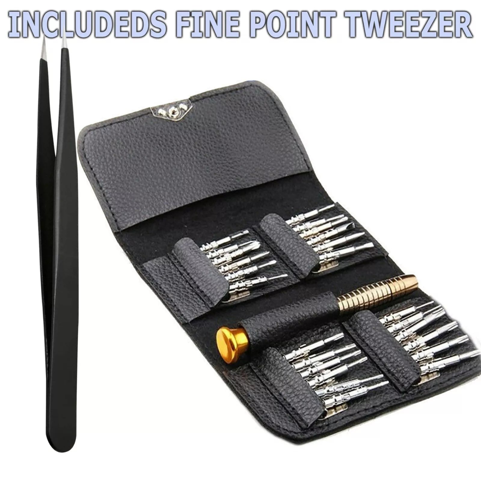 26 in 1 Small Mini Repair Precision Screwdriver Torx Tool Kit Set Phones Fix US