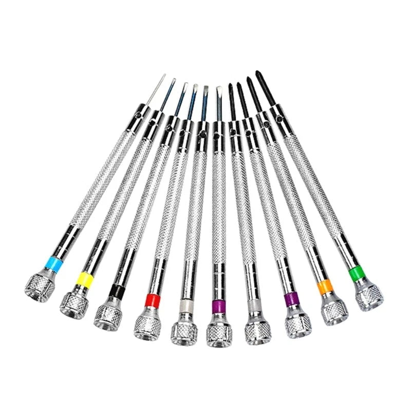 10Pcs Screwdriver Jewelers Screwdriver Set Watch Repair Screwdriver Set
