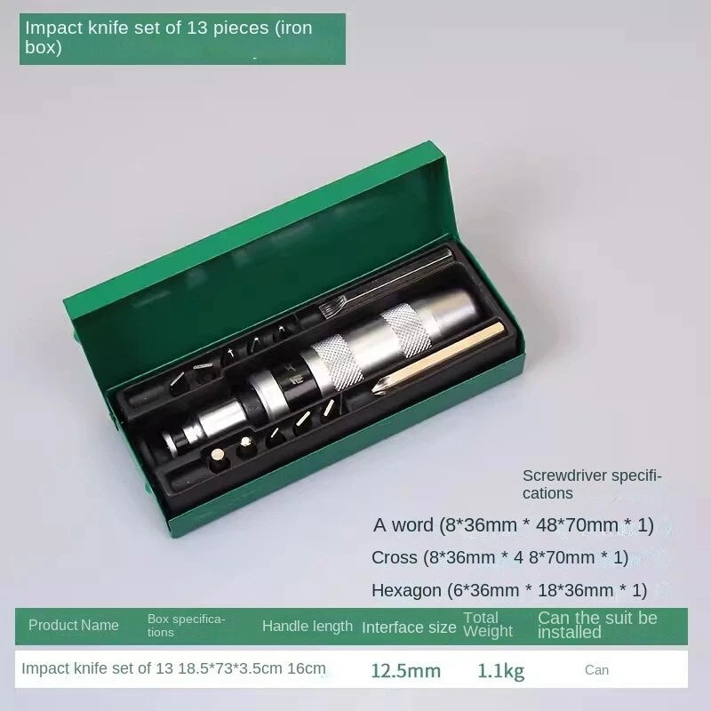Impact Bit Screwdriver Set Multifunctional Combination Screw Removal Remover