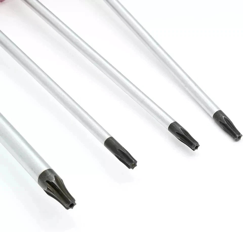 Piutouyar 8PCS Magnetic Torx Screwdrivers Set Security Screwdriver T8 T9 T15 T15