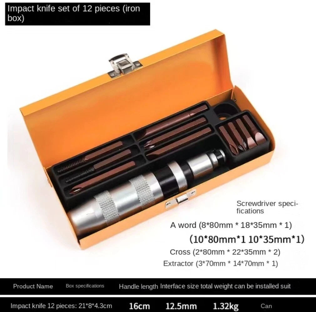 Screwdriver Set Industrial Grade Multifunctional Heavy Duty Shock Screwdriver