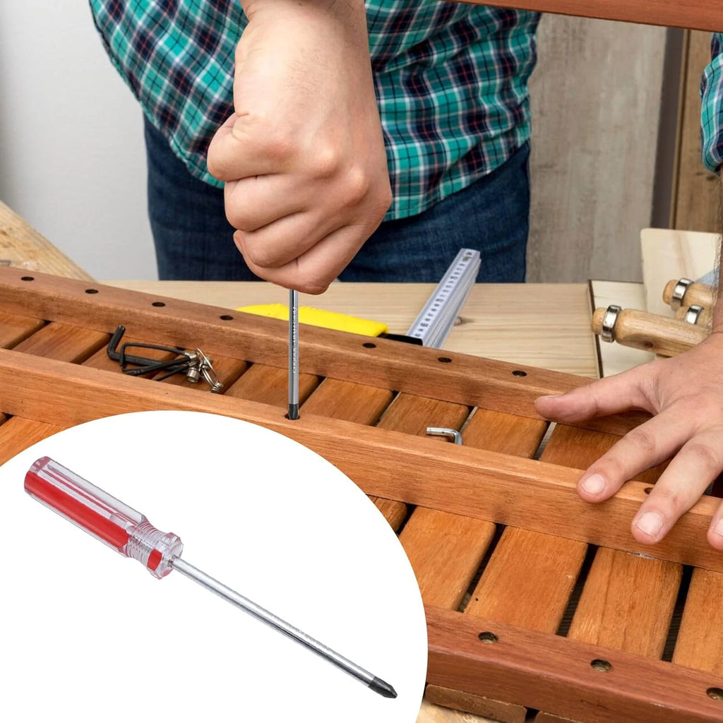 Magnetic Screwdriver Set 2 PCS, Magnetic 5Mm Phillips and Flat Head Tips Screwdr