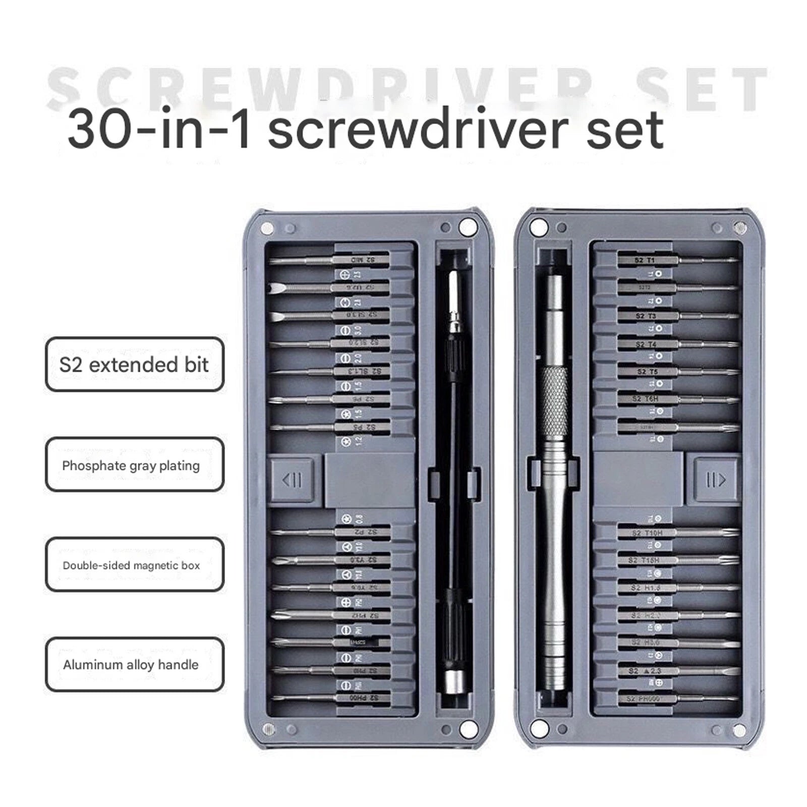 30 in 1 Precision Screwdriver Set PC Computer Phone Watch Laptop Repair Tool New