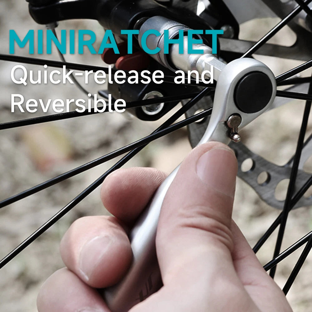 Polycarbonate and Alloy Steel Mini Ratchet and Screwdriver Set 41-Pieces B9