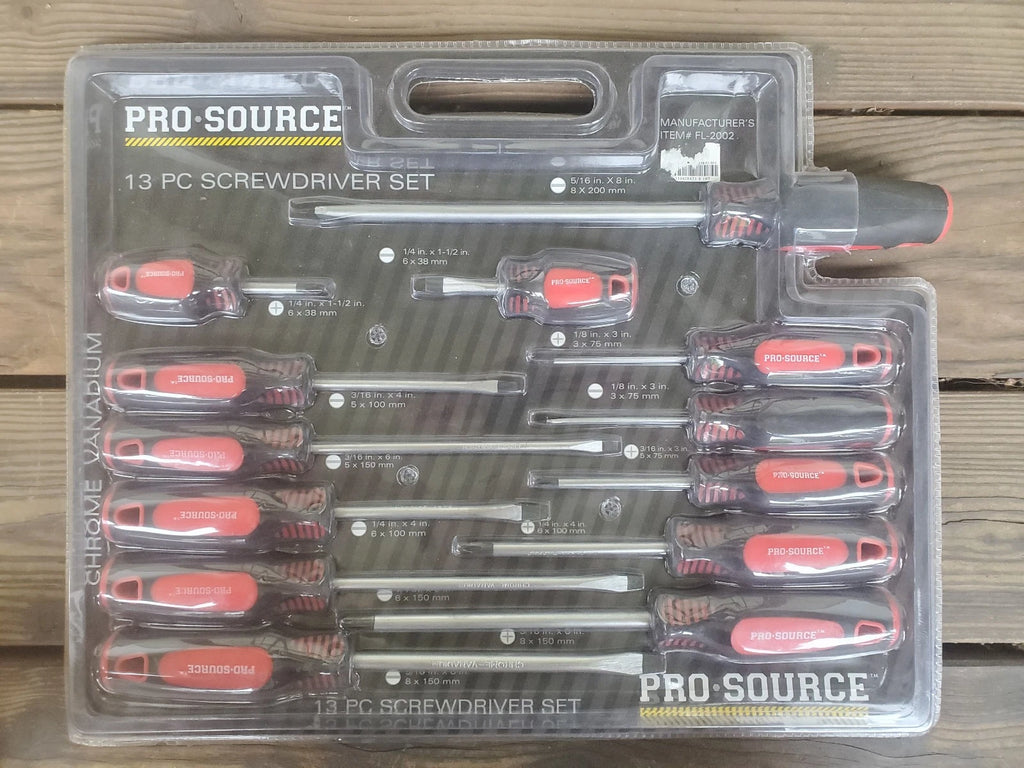 ProSource 13 piece screwdriver set chrome vanadium unopened