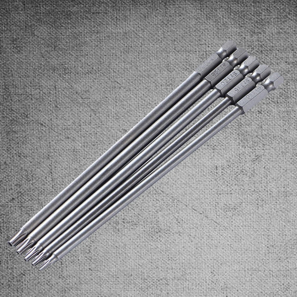 5 Pcs Tool Drill Socket Set Screw Driver Bits Star Screwdriver