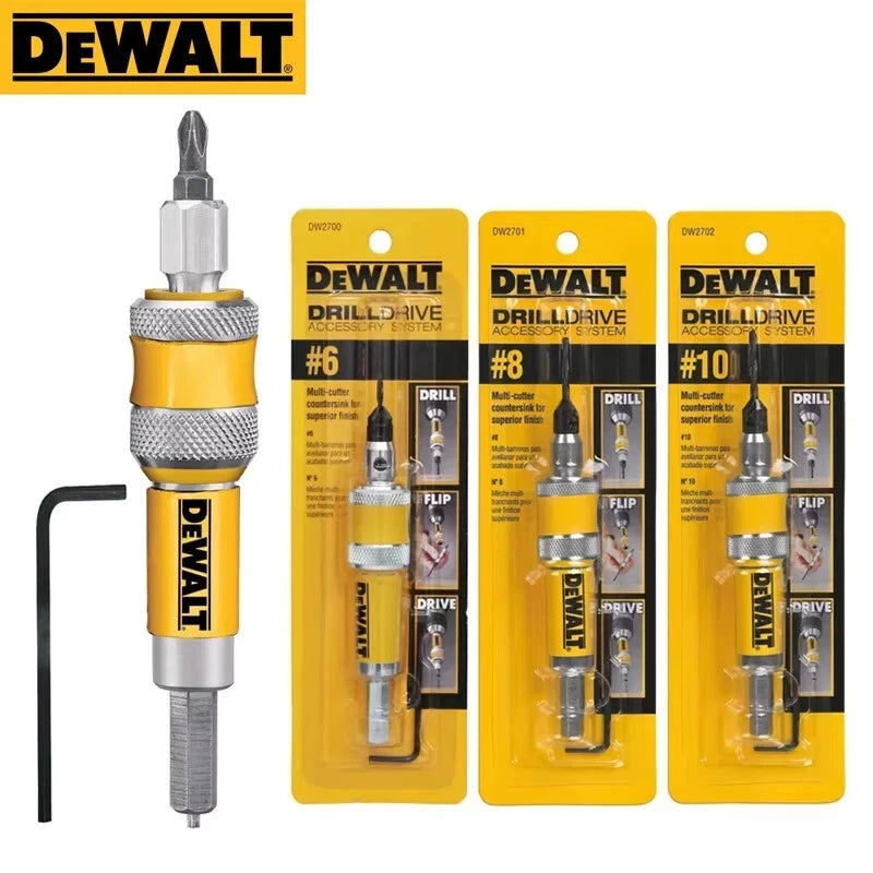 DEWALT DW2700 DW2701 DW2702 Flip Drive Drill Bit Set #6 #8 #10 2-in-1 drill bit