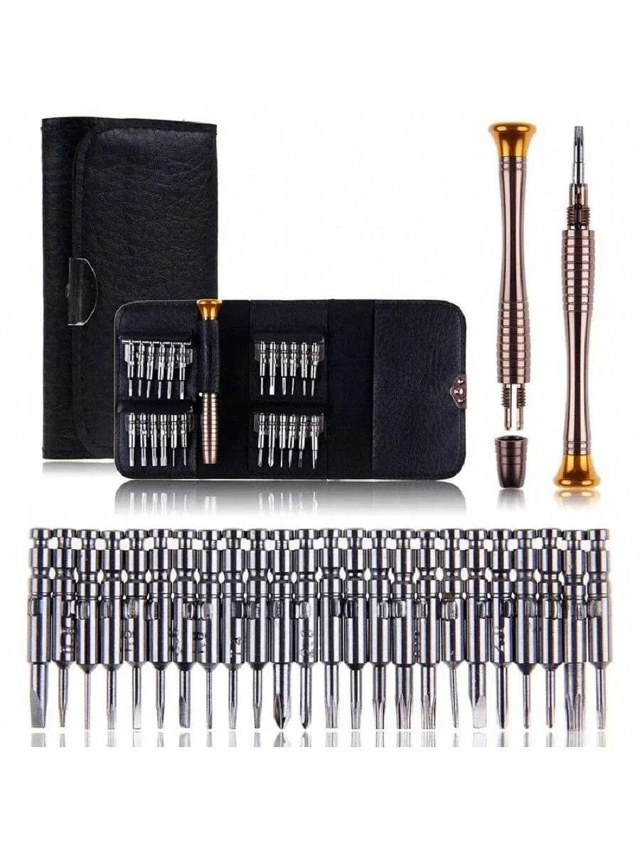 25X Screwdriver Repair Tool Set fr Phone Camera Watch PC Laptop Glasses