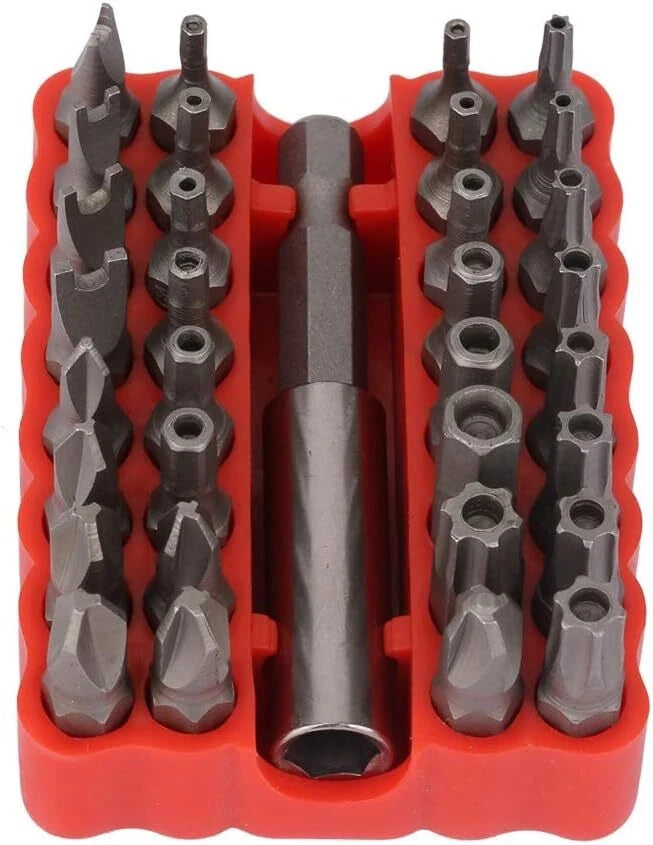 33 in 1 Hollow Screwdriver Bit, Chrome Vanadium Steel, Screw Tips