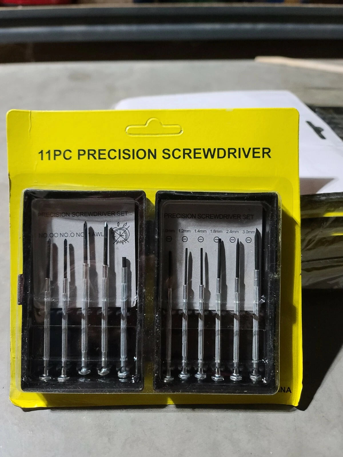 11  Piece Precision Slotted Screwdriver Set with Case(12 pack)