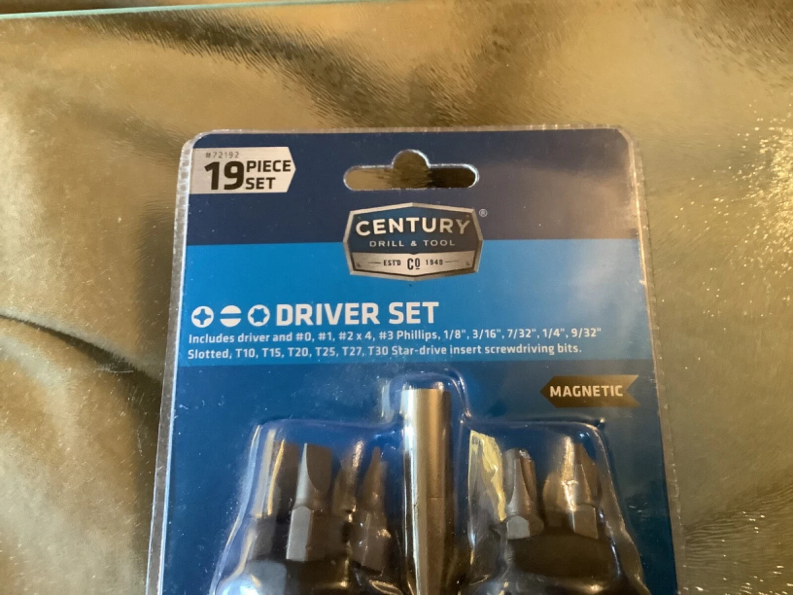 NEW CENTURY 72192 19 Pc. SET MAGNETIC DRIVER SET UPC: 081838721923