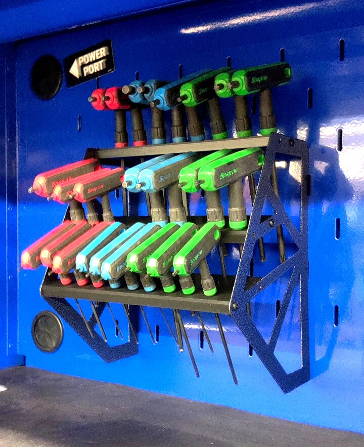 US General Icon hutch mount Organizer holder for ICON Snap on T handle hex allen